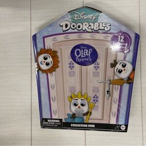 NWT Disney Doorables Exclusive OLAF Set‎ of 12 Plus Possible BONUS!  SEALED BOX